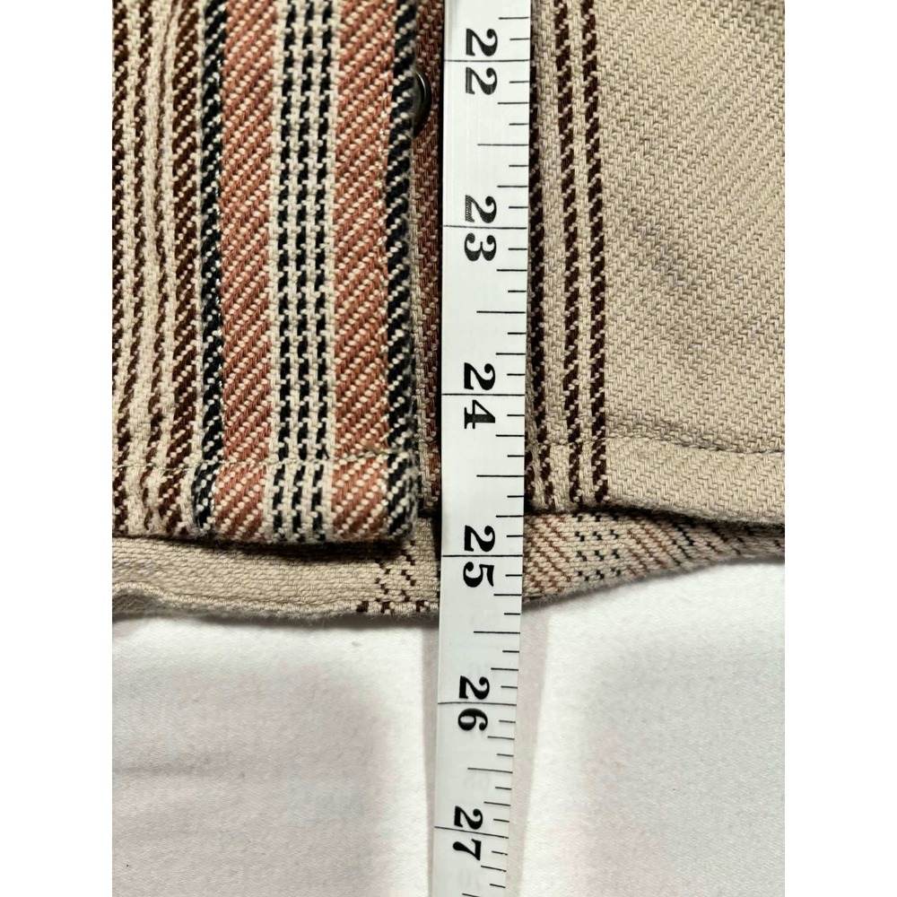 Carhartt Women Loose Fit Twill Shirt Jac Plaid XS TW5991-W Brown Tan New - Picture 10 of 11